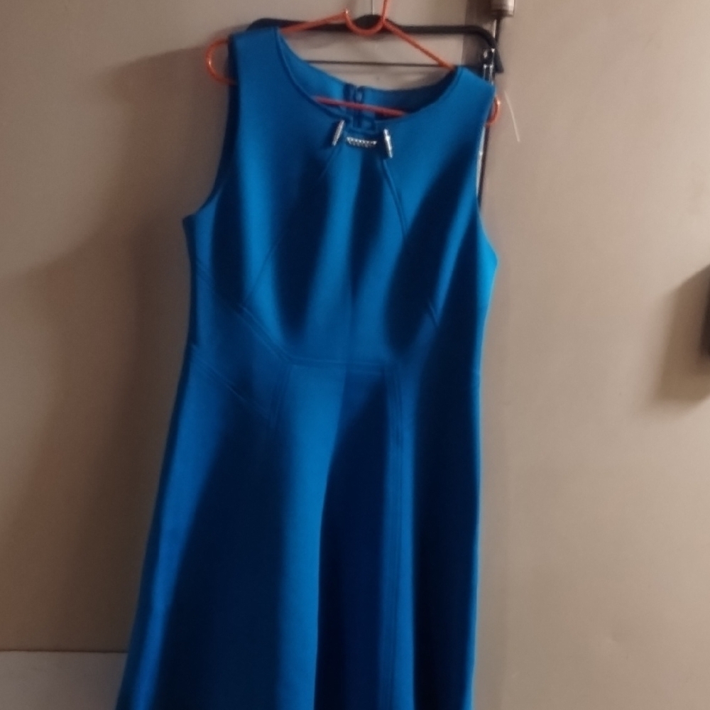 H&M Vibrant Blue Mini Dress - Picture 2 of 8
